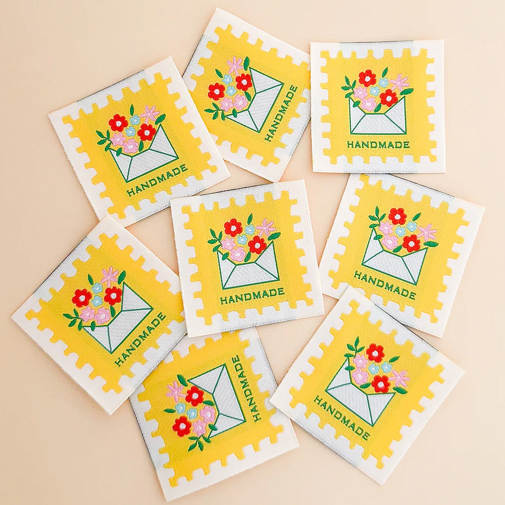 [LABEL_SIWL34] Bloom Note 2 Sewing Woven Labels, 8pk