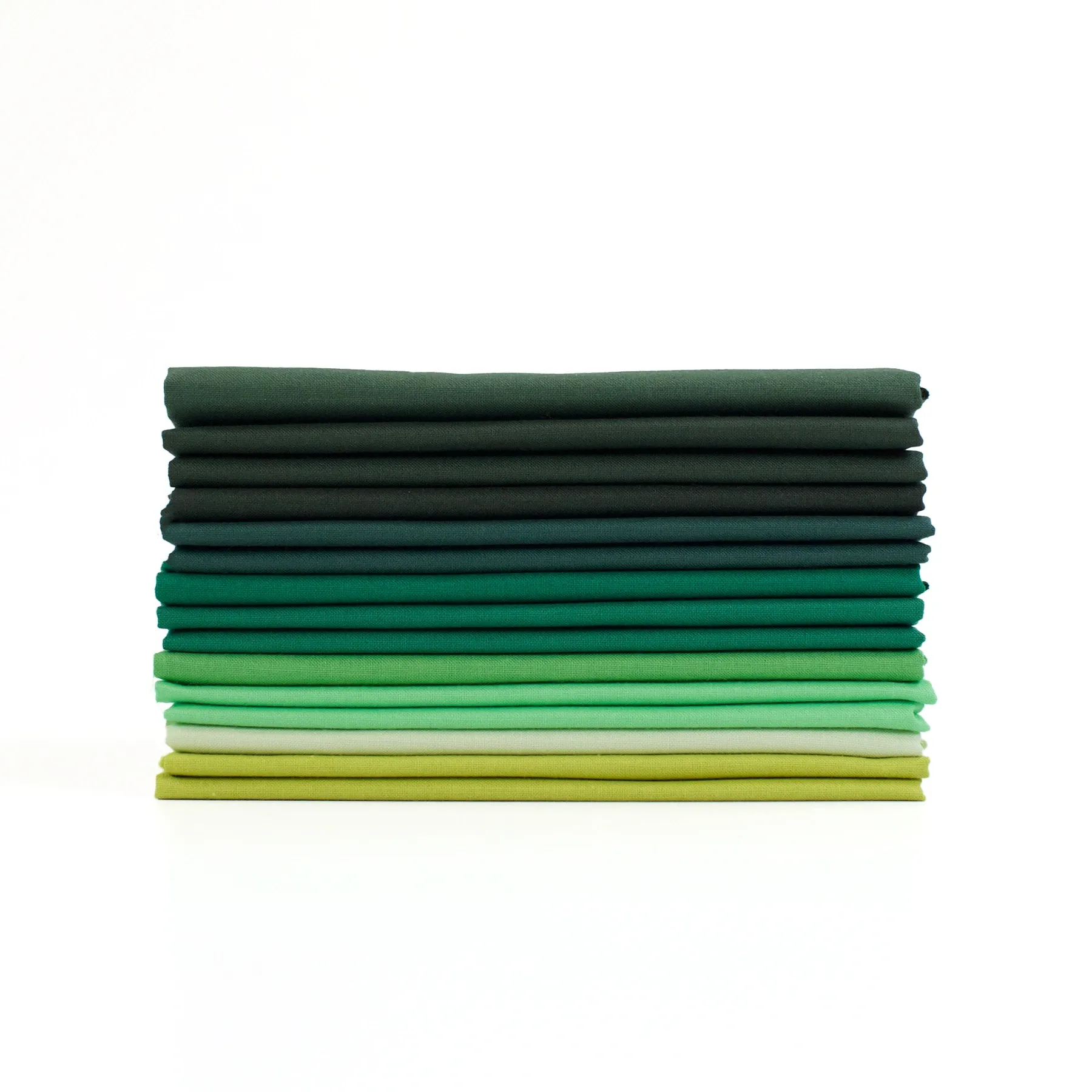 Japanese Solids FQ Bundle - Greens