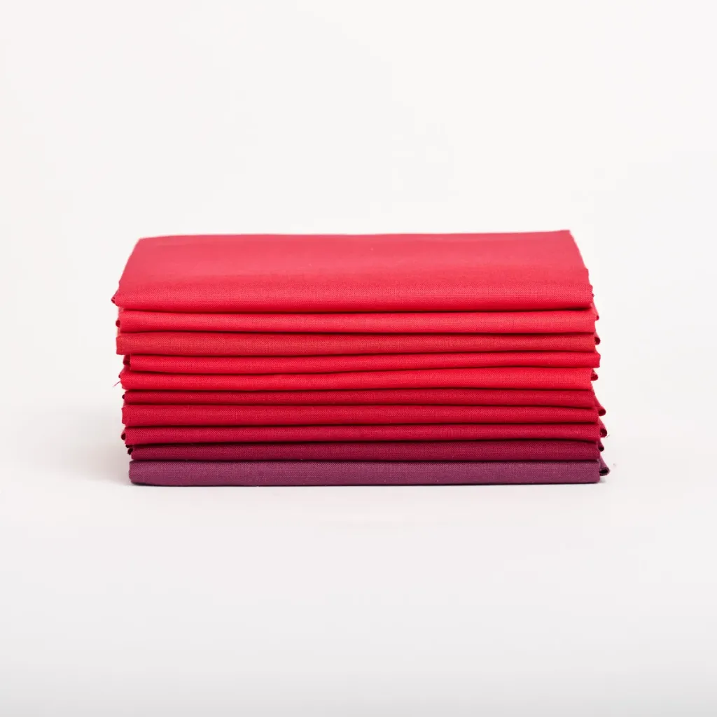 [FBPK_268] Japanese Solids FQ Bundle - Reds