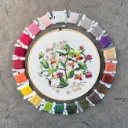 Wildflower Bouquet Embroidery Beadwork Kit