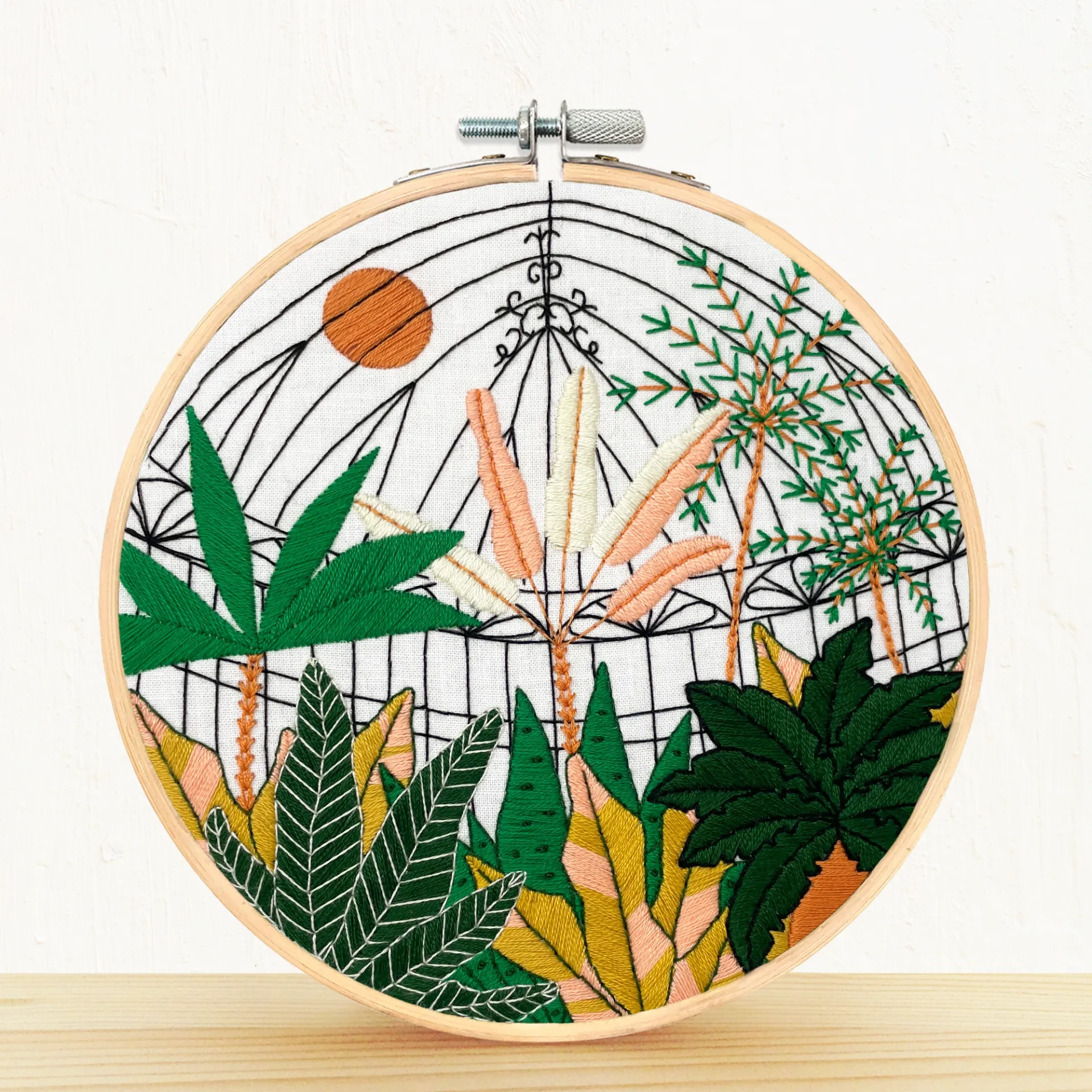 [EK_KitBot] Botanical Garden Greenhouse - Embroidery Kit
