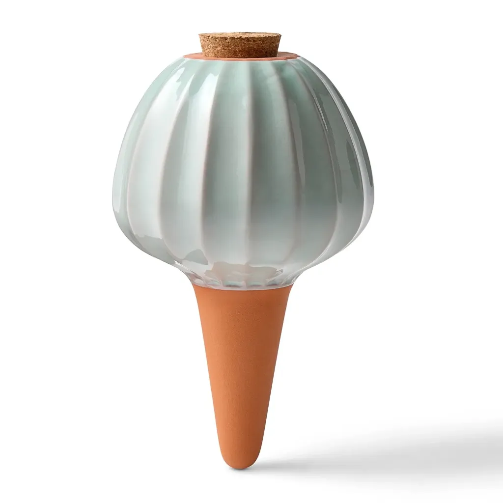[MS-HY-1002] Terracotta Watering Bulb, Sage