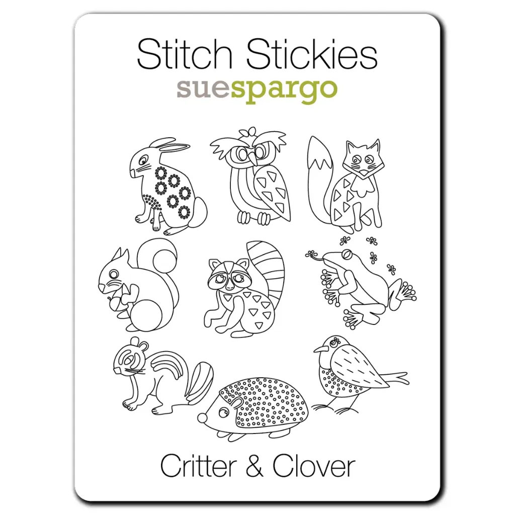 [STST-CC] Critter & Clover Stitch Stickies