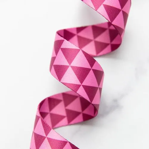 [WBYD_TRI-89] 1- 1/2" Webbing - Triangle Grape