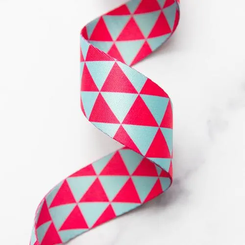 [WBYD_TRI-79] 1- 1/2" Webbing - Triangle Cotton Candy