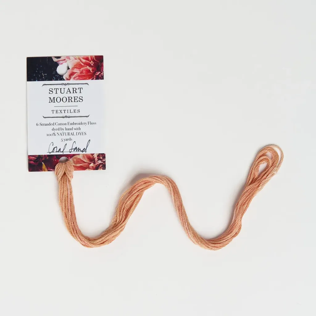 [R002-4-C] Natural Dyed Cotton Floss - Coral Sand