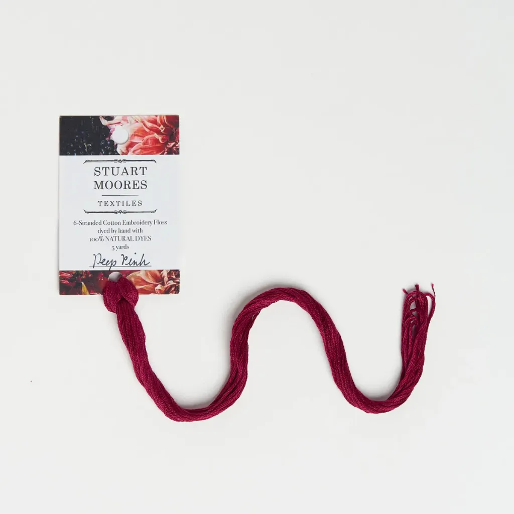 [PI007-C] Natural Dyed Cotton Floss - Deep Pink