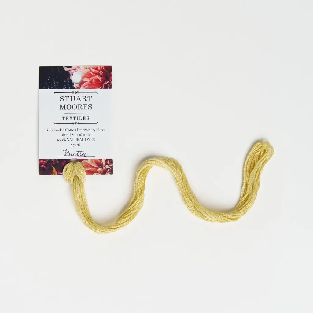 Natural Dyed Cotton Floss - Butter