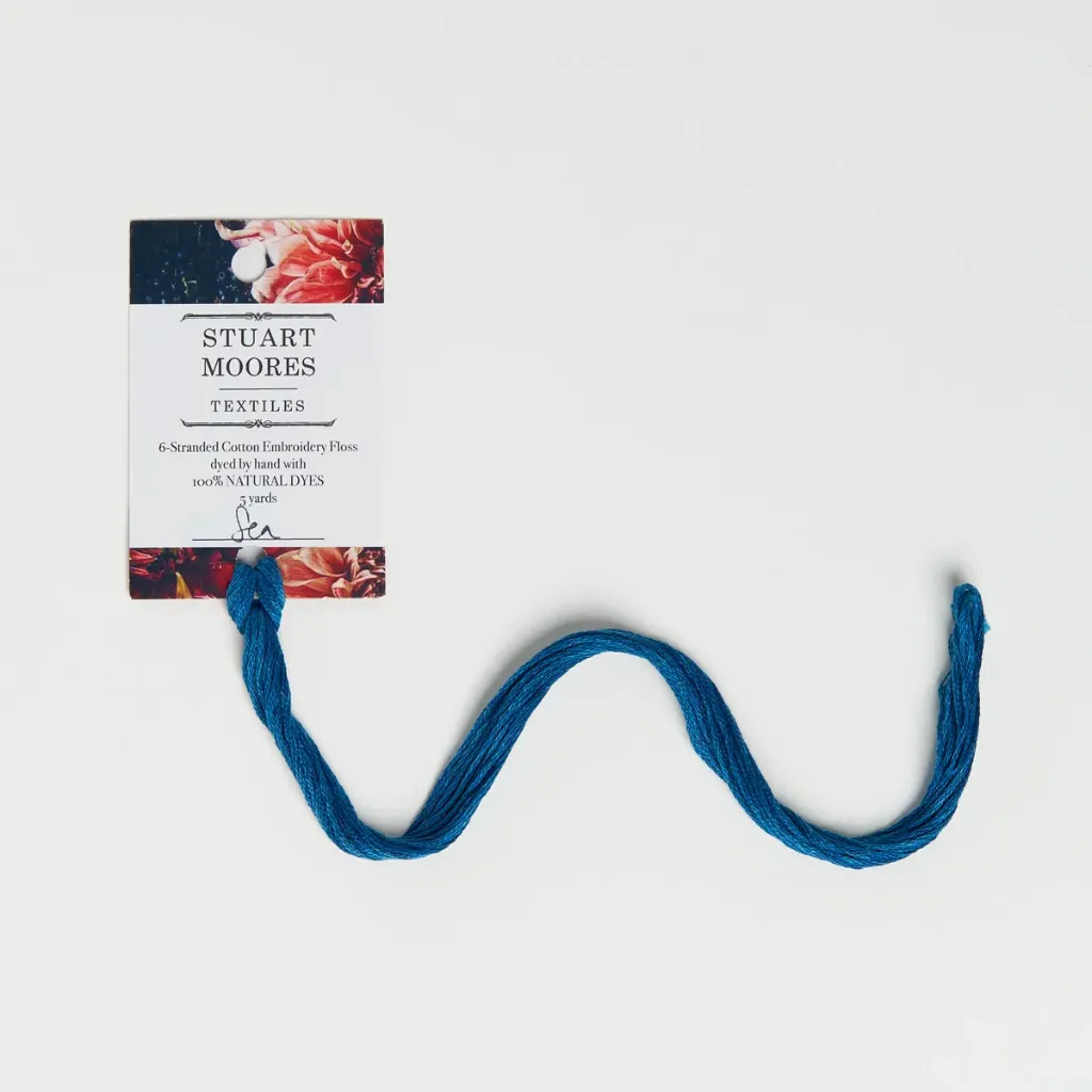 [B002-C] Natural Dyed Cotton Floss - Sea