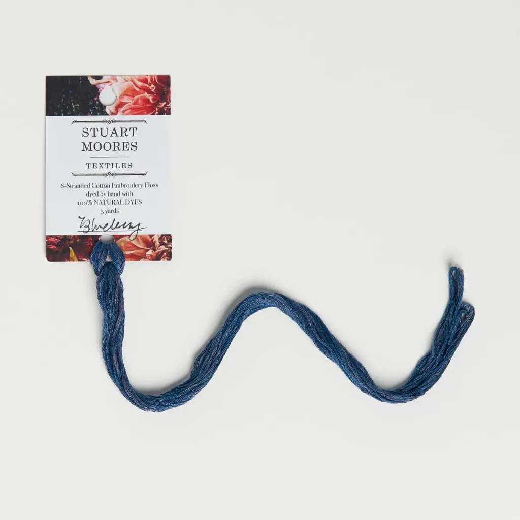 [B016-C] Natural Dyed Cotton Floss - Blueberry