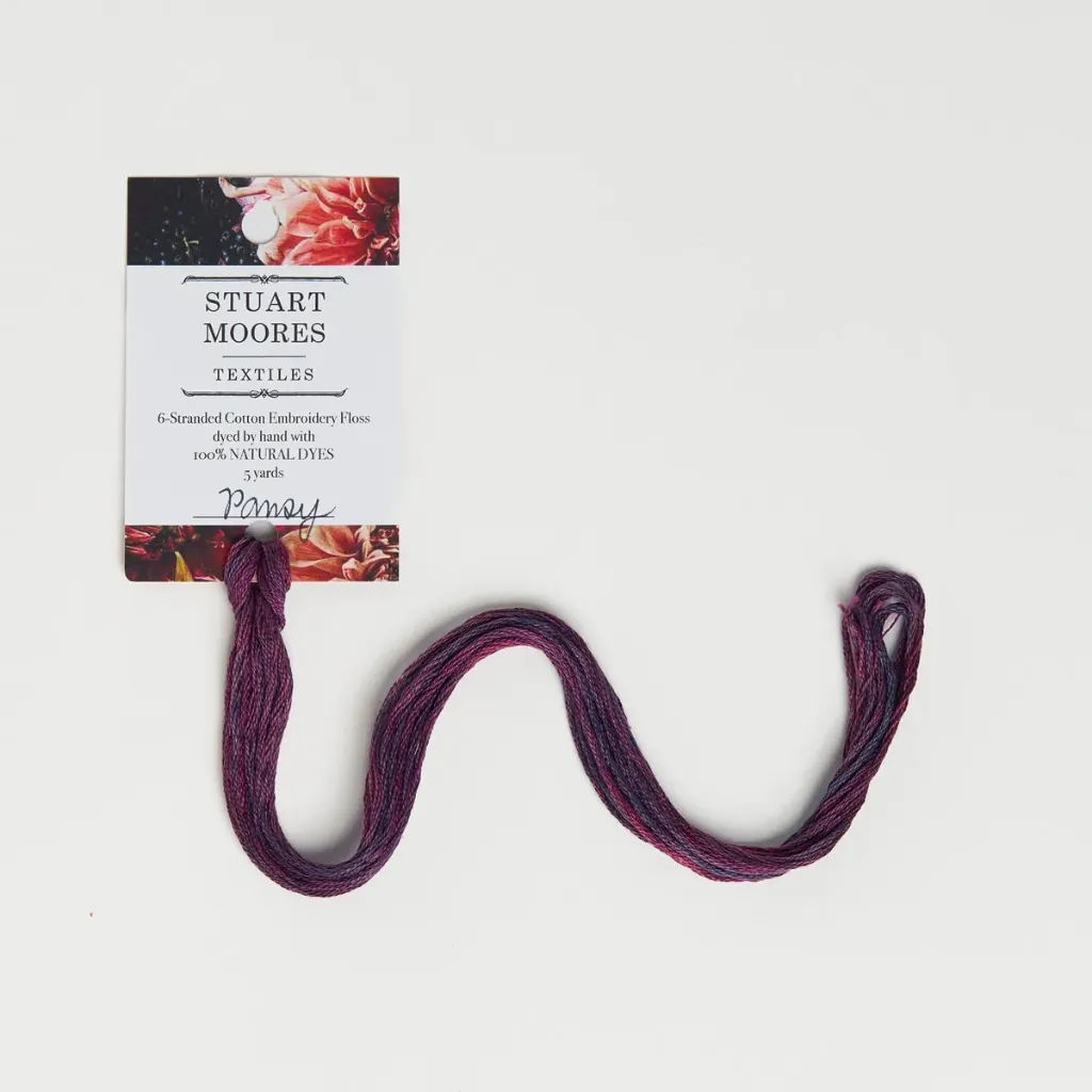 [P002-C] Natural Dyed Cotton Floss - Pansy