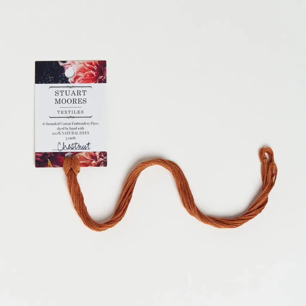 [BR010-C] Natural Dyed Cotton Floss - Chestnut