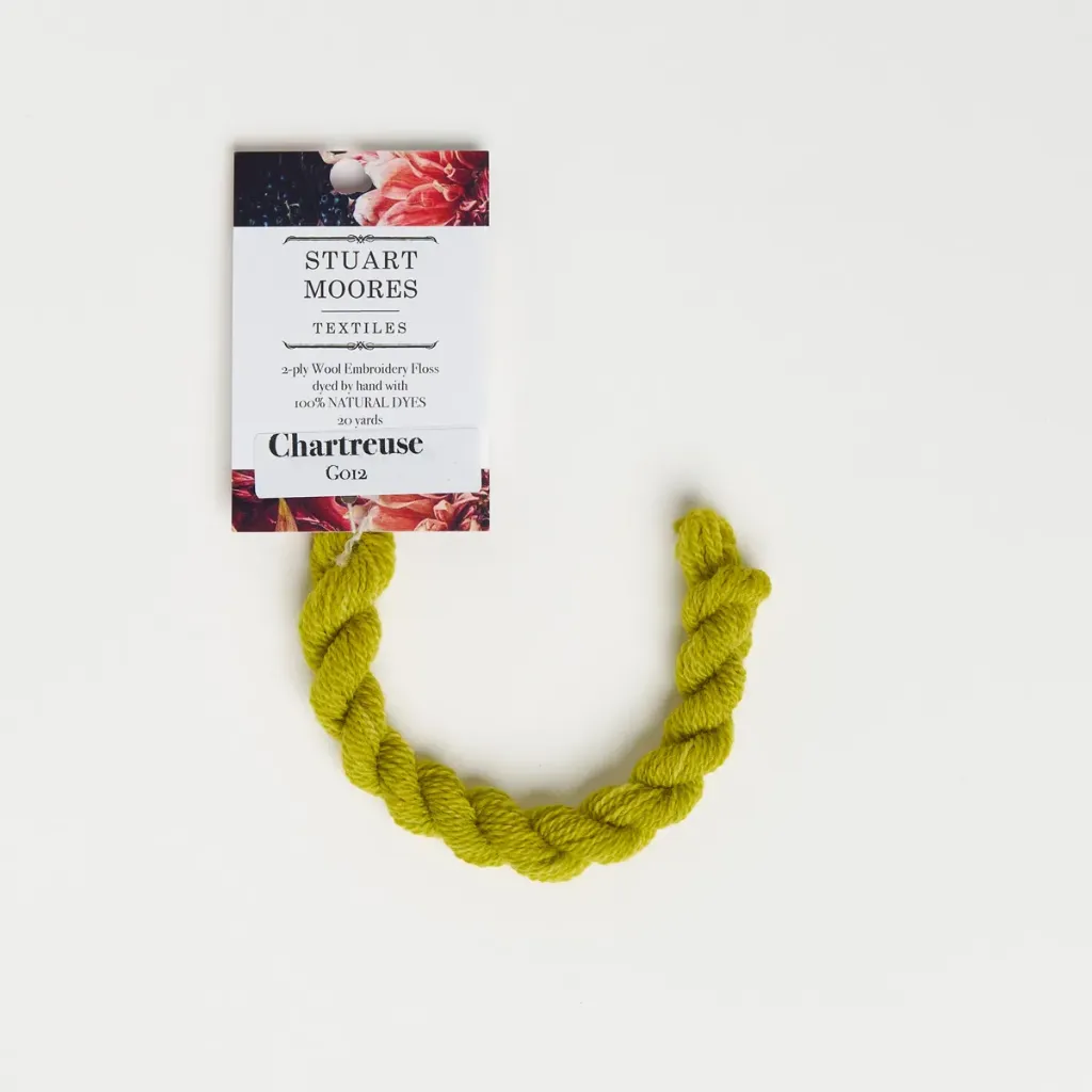 Natural Dyed Wool Floss - Chartreuse