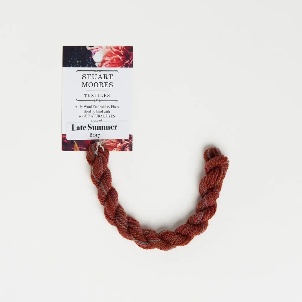 [B017-W] Natural Dyed Wool Floss - Late Summer