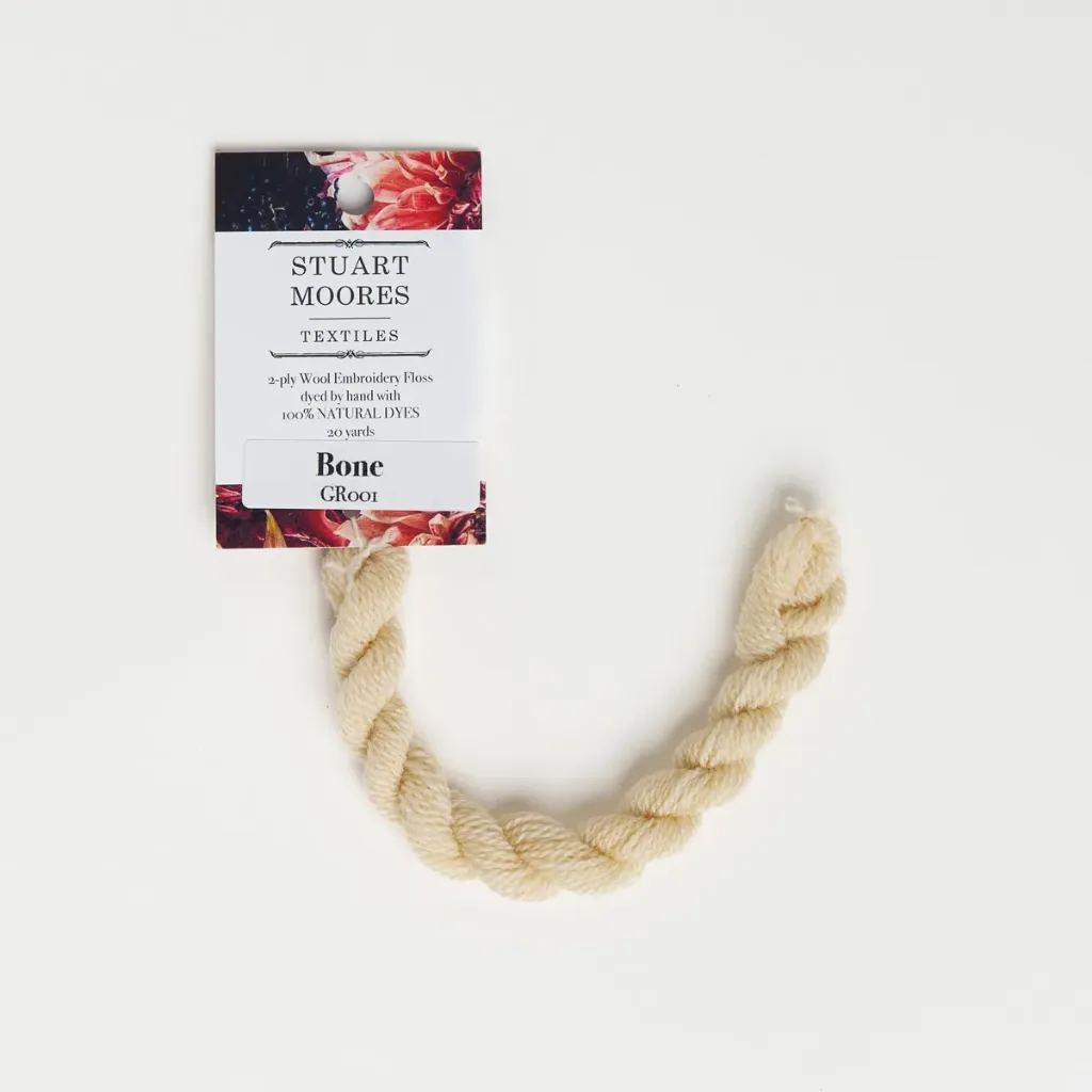 Wool Floss - Bone