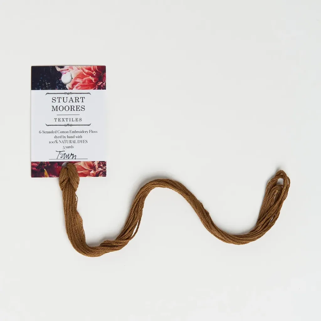 [BR009-C] Natural Dyed Cotton Floss - Fawn