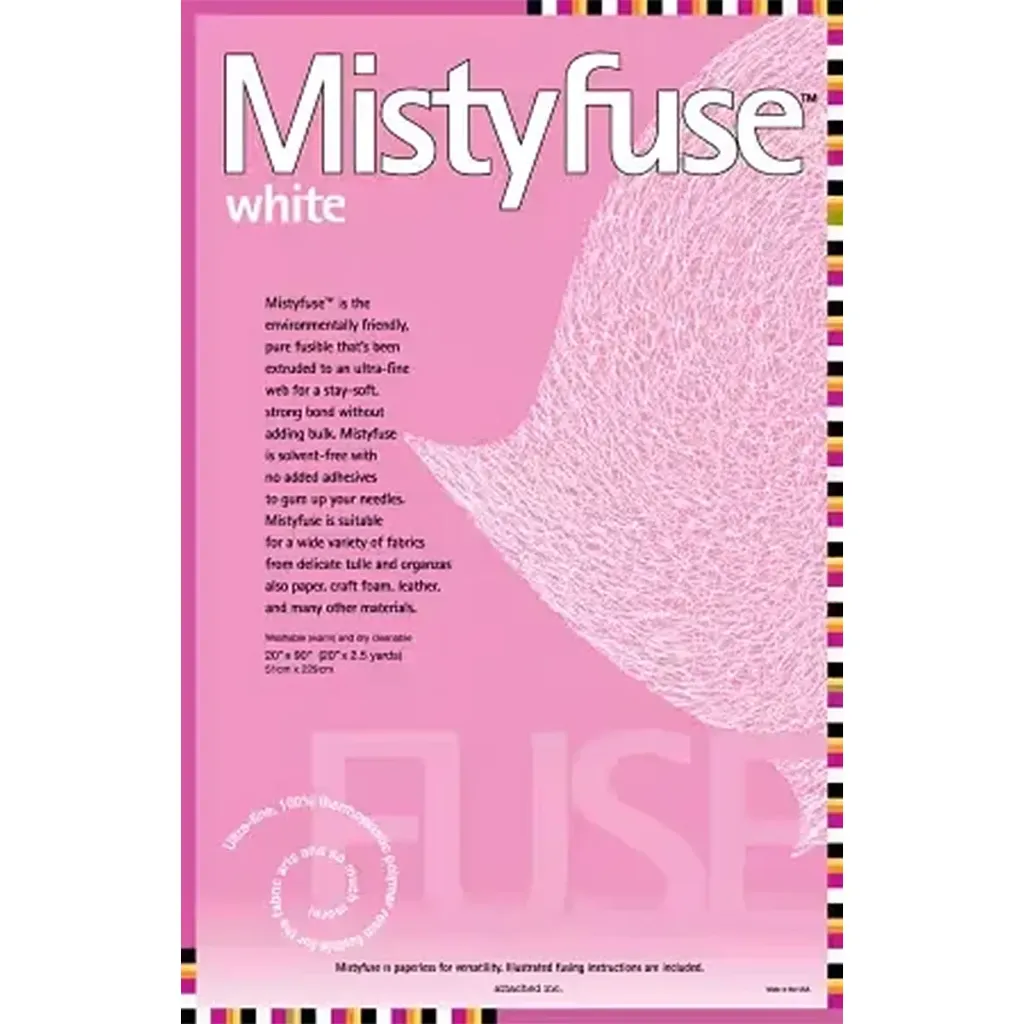 [EAMF01] Mistyfuse, White, 20x90"