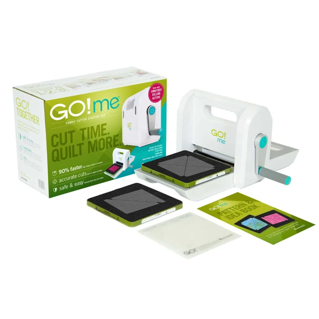 [GO_MEFC-55610G] Pre Order: AccuQuilt GO! me Fabric Cutter Starter Set Ver 2.0