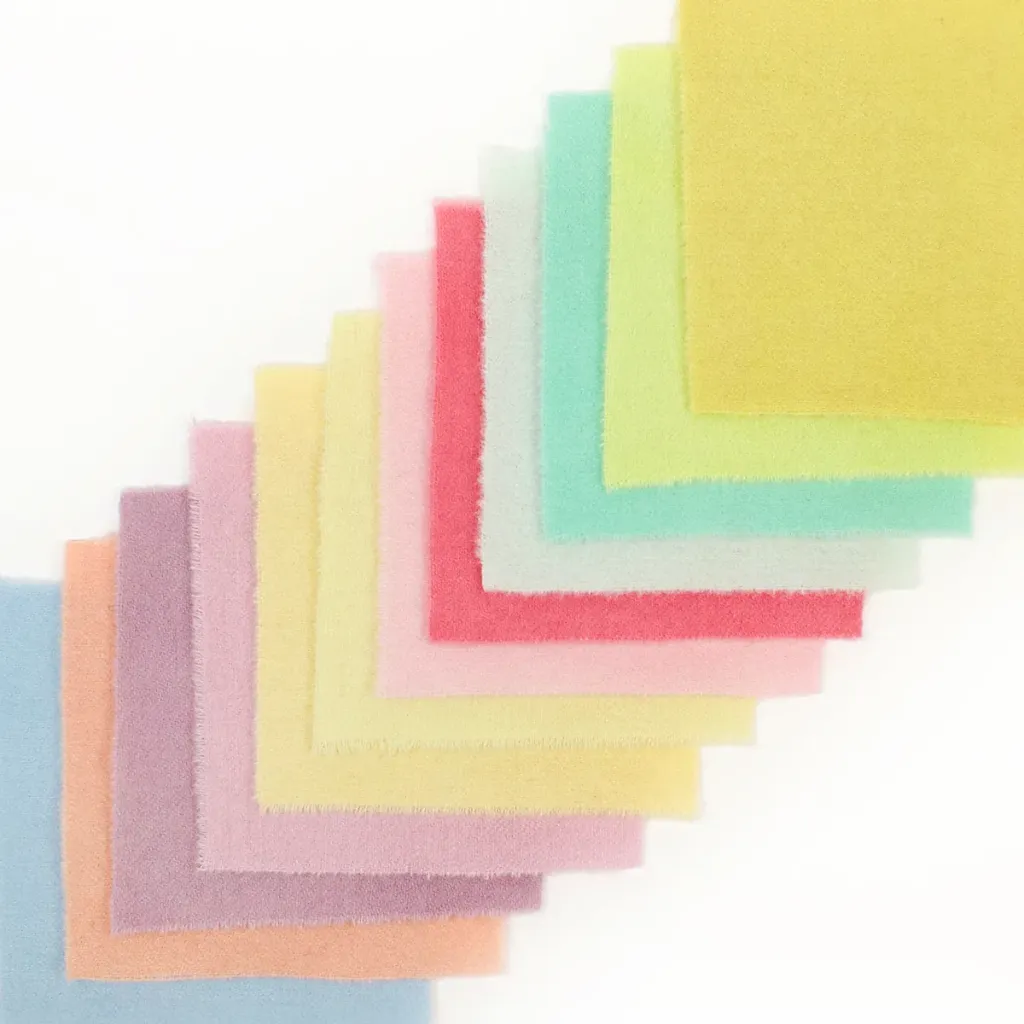 5" x 5" Solid Paint Chips - 12 Best Pastels