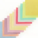 5" x 5" Solid Paint Chips - 12 Best Pastels