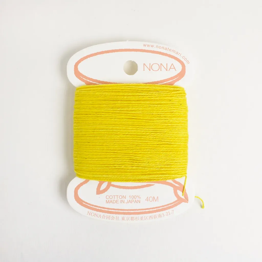 [CNON-Y2] Natural Dyed Embroidery Thread Carded - Pagodatree #2