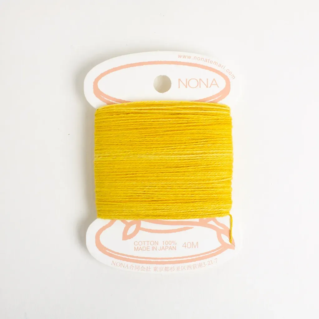 [CNON-Y1] Natural Dyed Embroidery Thread Carded - Onion
