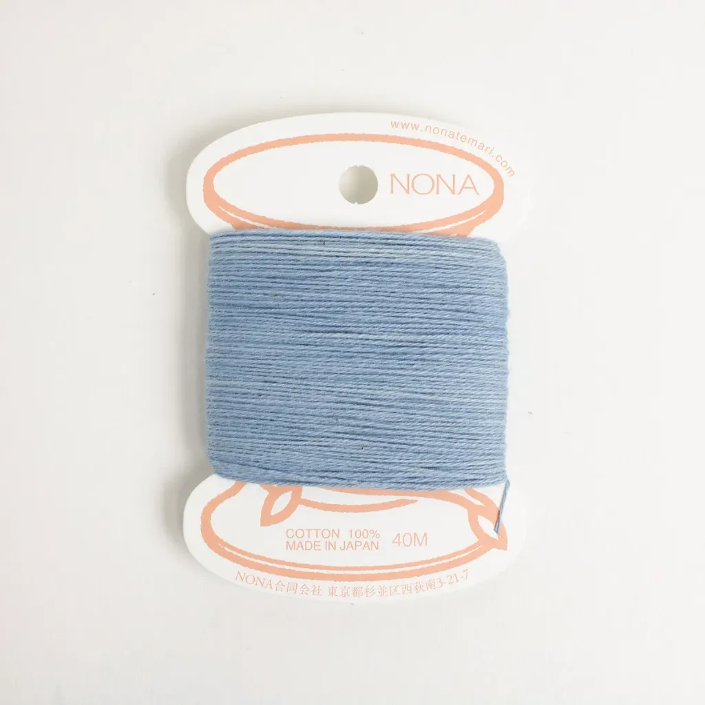 [CNON-B7] Natural Dyed Embroidery Thread Carded - Indigo #2