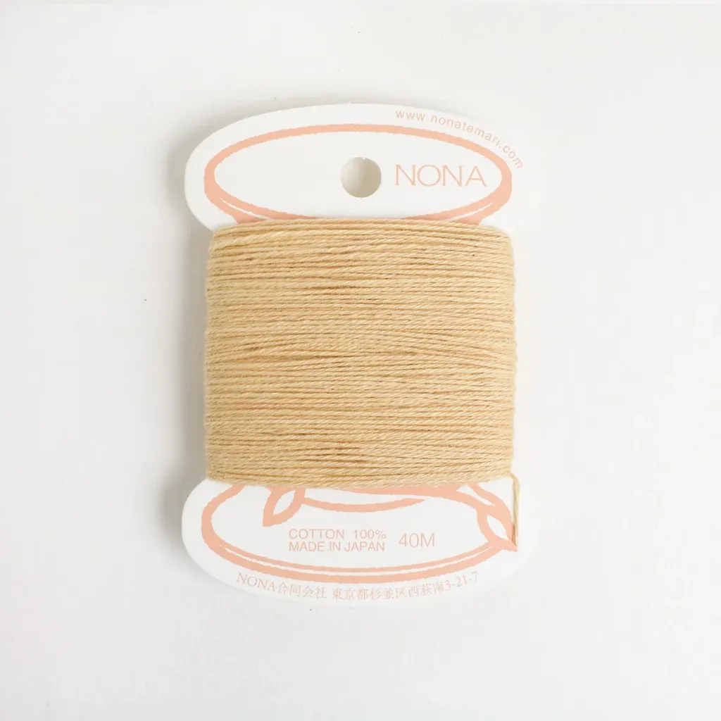 [CNON-Y20] Natural Dyed Embroidery Thread Carded - Onion #3