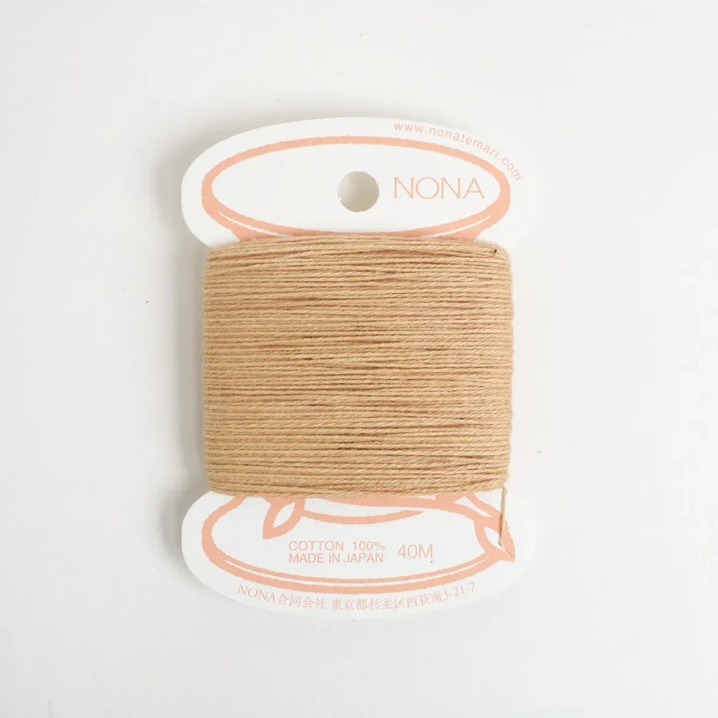 [CNON-E24] Natural Dyed Embroidery Thread Carded - Loquat