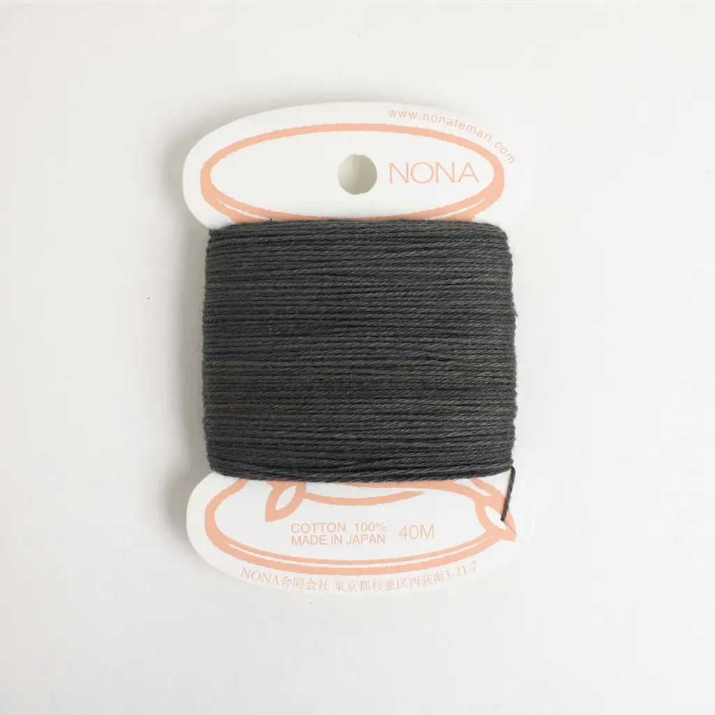 [CNON-E8] Natural Dyed Embroidery Thread Carded - Logwood #2