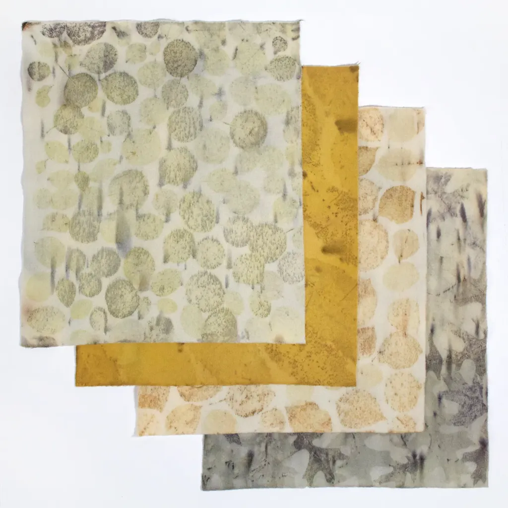 [ECWB_LE-04] Fat 1/8 Eco Print Wool Bundle