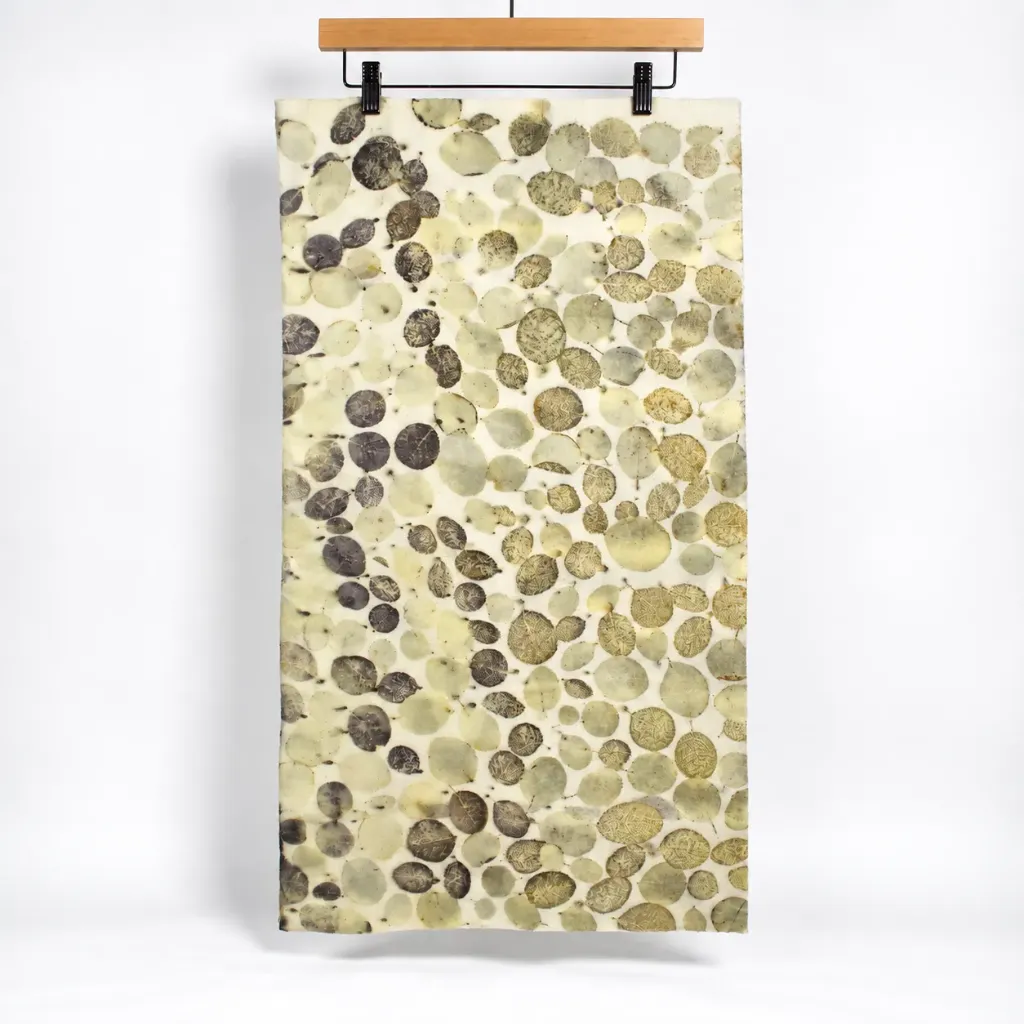 Eco Print Wool Fat 1/4 - Smokebush