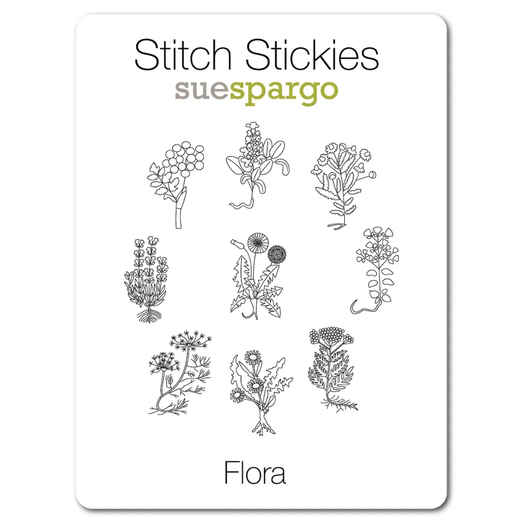 Flora Stitch Stickies