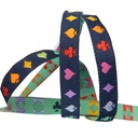 Ribbon Yardage- Suited and Booted Navy