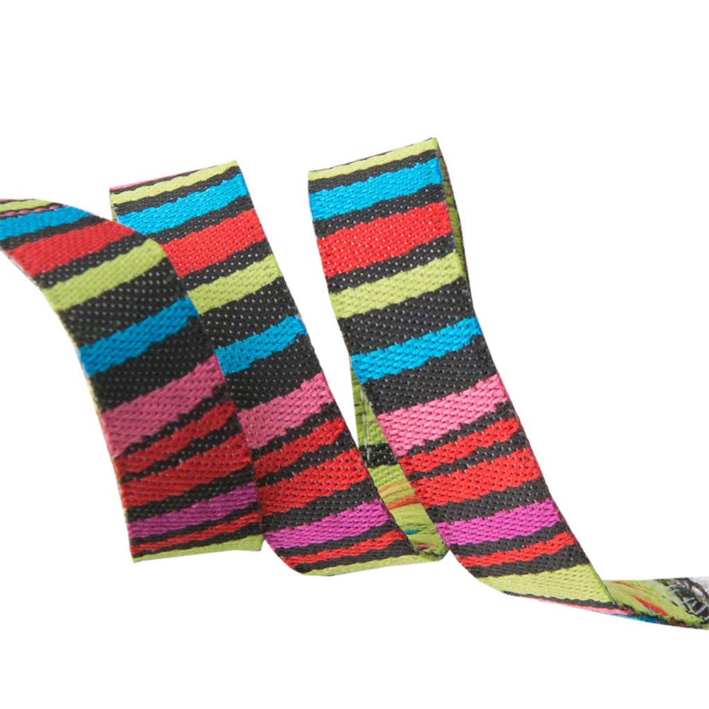 Ribbon Yardage - Dark Fanciful Stripes