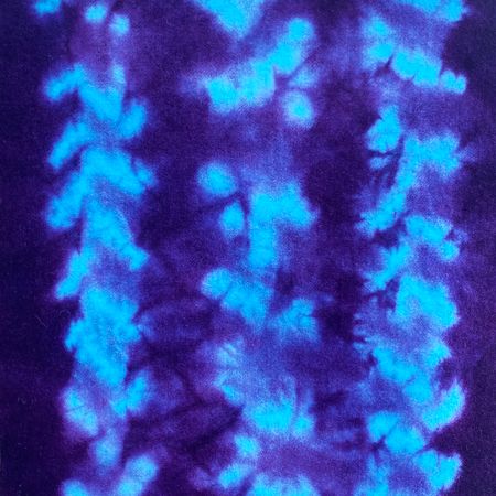 [HDW_SH03-0.125] Hand Dyed Shibori Wool - Wild Orchids