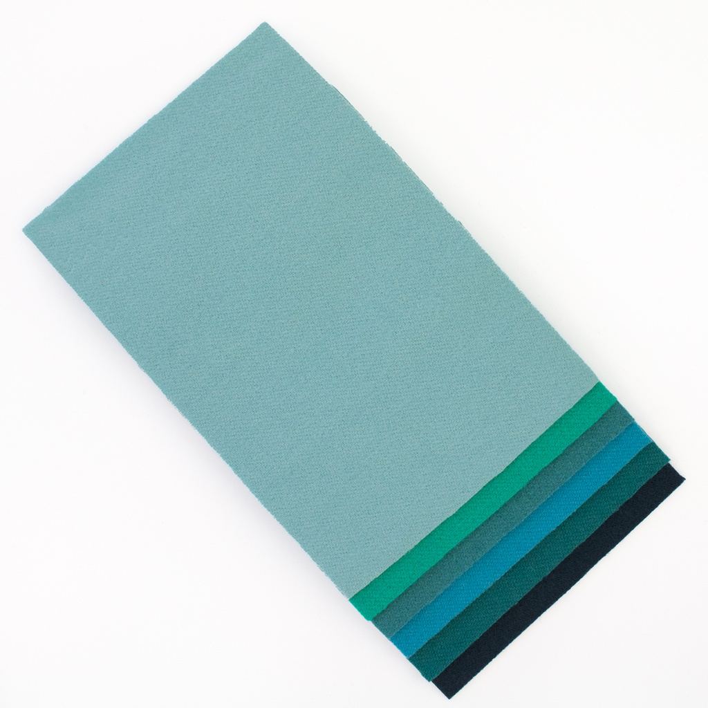 [SWP_06-0.016] Teal Mill Dyed Wool Color Pack (Fat 1/64)