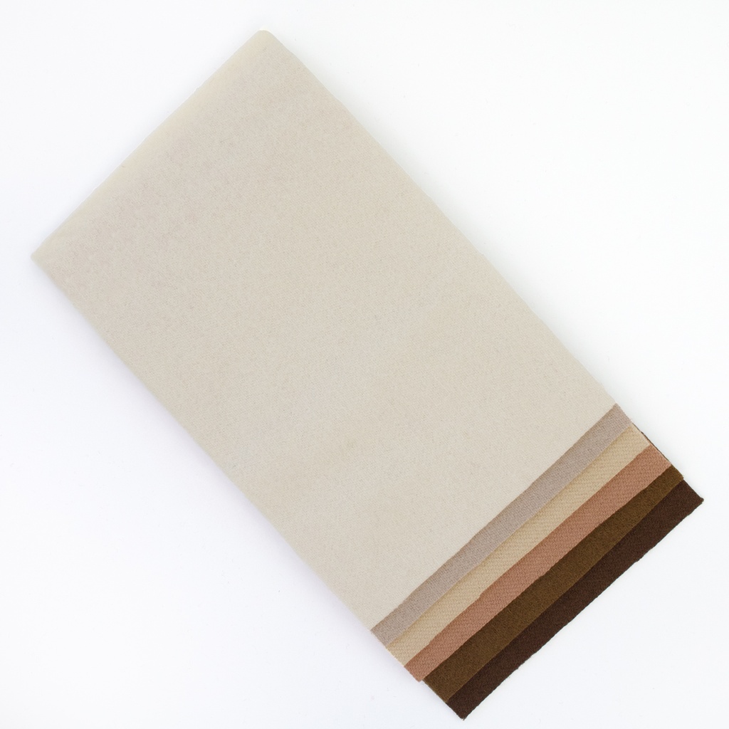 [SWP_08-0.016] Brown Mill Dyed Wool Color Pack (Fat 1/64)