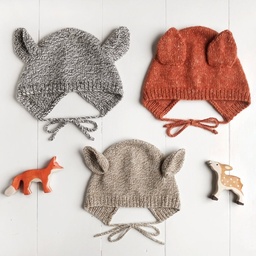 [PATT_WIK03] Baby & Child Animal Bonnet Knitting Pattern