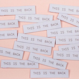 [KMWL-S5-THTBEF] "This Is The Back" End Fold Labels, 8pk