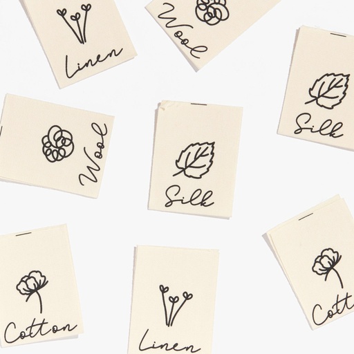 [KMWL-LE-NFC] ​Limited Edition Natural Fibers Collection Labels, 8pk