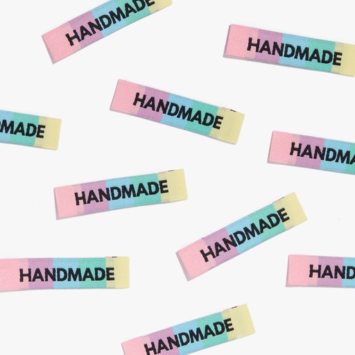 [KMWL-S2-RH] "Handmade" Woven Labels, 8pk
