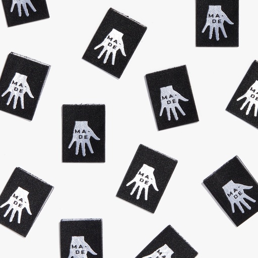 [KMWL-S2-MADE] "Made" Woven Labels, 8pk