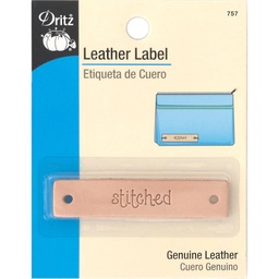 [NOT_757D] ​Stitched - Leather Label