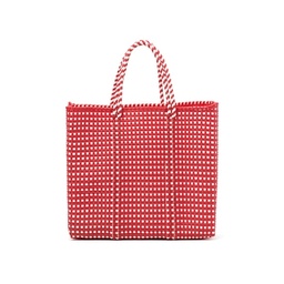 [NOT_0200611-S] Mercado Bag Mini Check Red