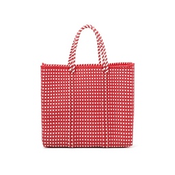 [NOT_0200611-S] Mercado Bag Mini Check Red