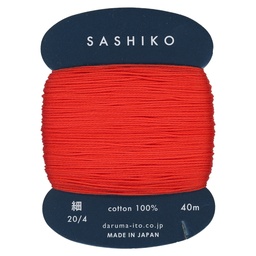 [212-2400] #212 Bright Red, Thin, 20/4, 40m, Daruma