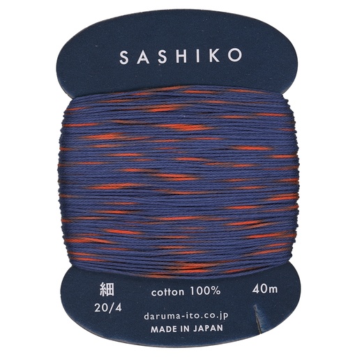 [302-2400] #302 Blue/Red, Thin, 20/4, 40m, Daruma