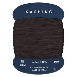 [219-2400] #219 Black, Thin, 20/4, 40m, Daruma