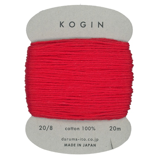 [04-2420K] #4 Red, Kogin, 20/8, 20m, Daruma